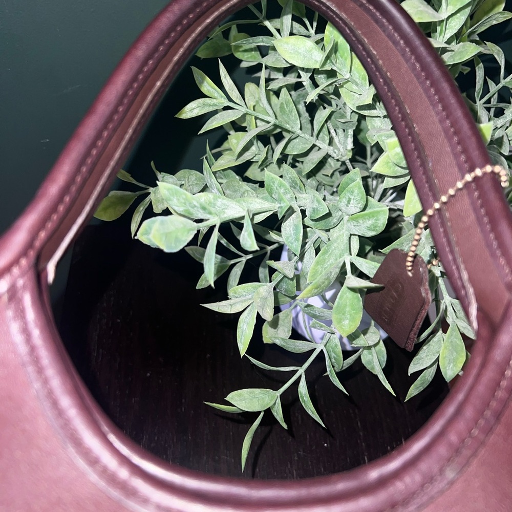 Vintage Coach Mahogany Mini Ergo Leather Handbag - Picture 6 of 10